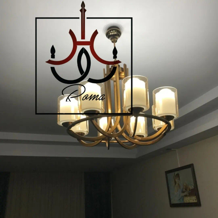 لوستر عصایی مدرن و کلاسیک لهستانی نسکافهای مناسب برای سالن و پذیرایی | لوستر روما