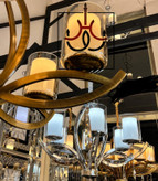 لوستر چشمی لهستانی مدرن کلاسیک با طراحی خاص و متریال درجه یک، مناسب پذیرایی و سالن