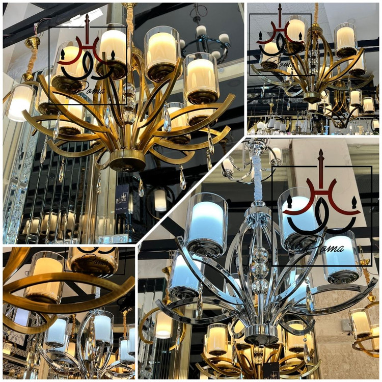 لوستر چشمی لهستانی مدرن کلاسیک با طراحی خاص و متریال درجه یک، مناسب سالن پذیرایی