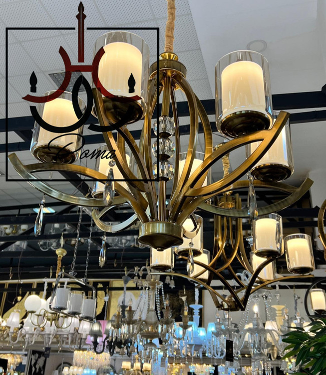 لوستر چشمی لهستانی مدرن کلاسیک با طراحی خاص و متریال درجه یک، مناسب پذیرایی و سالن