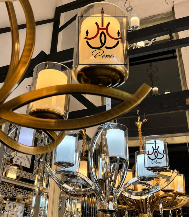 لوستر چشمی لهستانی مدرن کلاسیک با طراحی خاص و متریال درجه یک، مناسب پذیرایی و سالن