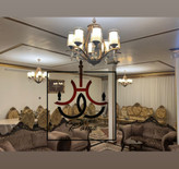 لوستر ۸ شاخه مدل غنچه با طراحی لهستانی و تنوع رنگ، مناسب سالن پذیرایی نسکافه ایی