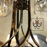 لوستر مدرن مدل پدالی با طراحی لهستانی، مناسب انواع دکوراسیون داخلی لاکچری و لوکس