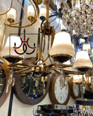 لوستر مدرن مدل پدالی با طراحی لهستانی، مناسب انواع دکوراسیون داخلی با نوردهی عالی لوستر لاکچری