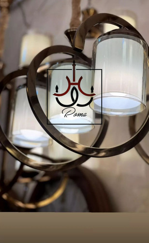 لوستر مدرن لهستانی فنری سهشعله | مناسب آشپزخانه با نوردهی عالی