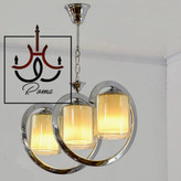 لوستر مدرن لهستانی فنری سهشعله | مناسب آشپزخانه با نوردهی عالی