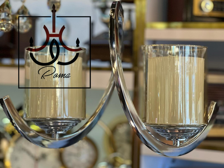 لوستر دوشعله مناسب اتاق خواب سیلور