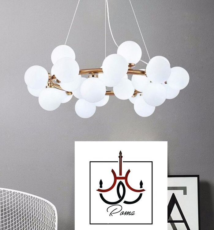 وستر مدرن گرد مولکولی مناسب سالن پذیرایی با ارتفاع قابل تنظیم و نوردهی عالی