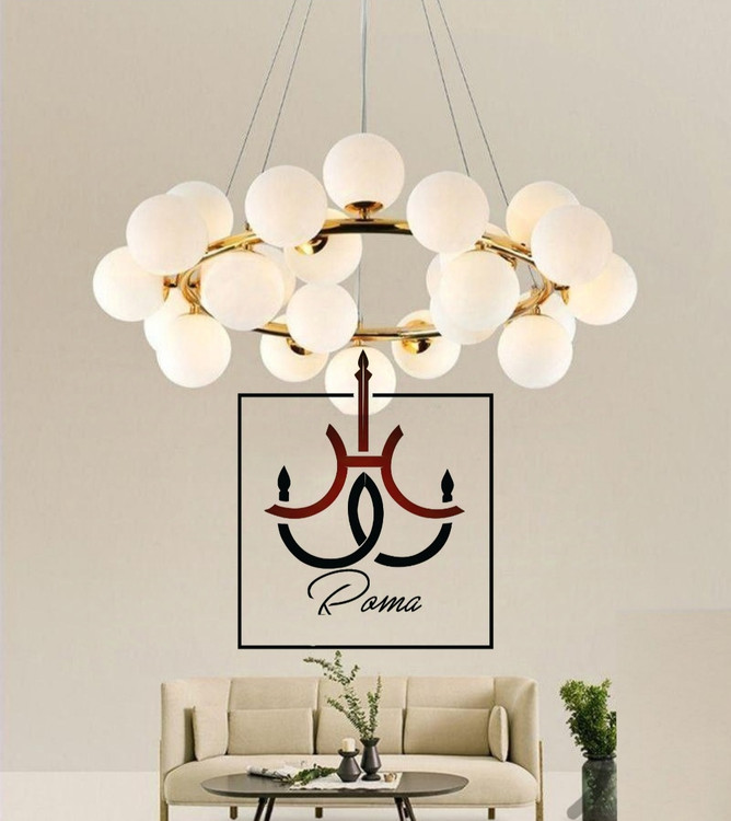 وستر مدرن گرد مولکولی مناسب سالن پذیرایی با ارتفاع قابل تنظیم و نوردهی عالی