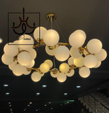 وستر مدرن گرد مولکولی مناسب سالن پذیرایی با ارتفاع قابل تنظیم و نوردهی عالی