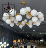 وستر مدرن گرد مولکولی مناسب سالن پذیرایی با ارتفاع قابل تنظیم و نوردهی عالی