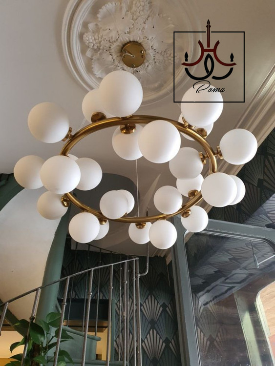 لوستر مولکولی مینیمال | مناسب اتاق خواب