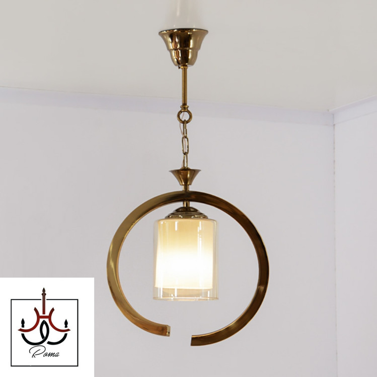 لوستر نسکافه ای تک شعله | مناسب آشپزخانه، اتاق خواب