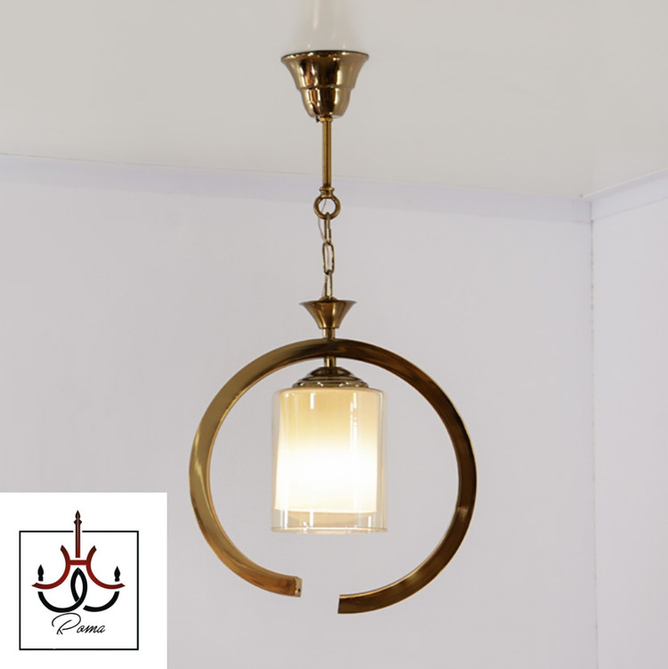 لوستر نسکافه ای تک شعله | مناسب آشپزخانه، اتاق خواب