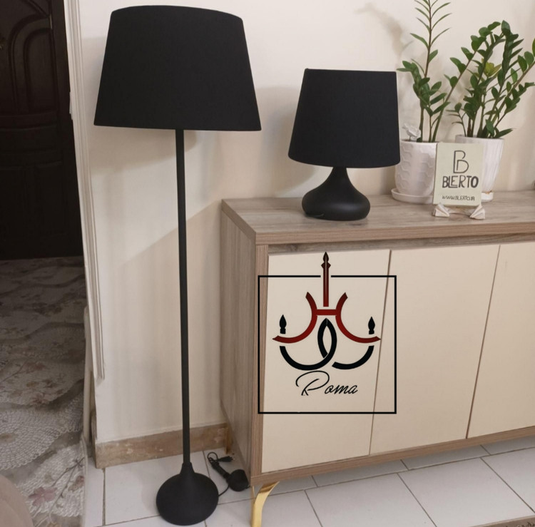 آباژور ایستاده مدرن | رنگ مشکی استاتیک کلاسیک