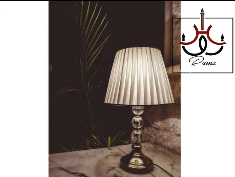 آباژور رومیزی مدرن کریستالی | مناسب پذیرایی و اتاق خواب | برند رومالوستر