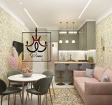 لوستر آویز تک شعله مدل مولکولی مدرن، مناسب فضای آشپزخانه، اپن، میز ناهارخوری و اتاق خواب با ارتفاع قابل تنظیم