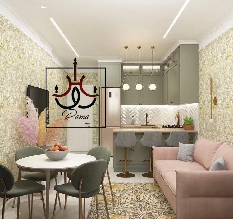 لوستر آویز تک شعله مدل مولکولی مدرن، مناسب فضای آشپزخانه، اپن، میز ناهارخوری و اتاق خواب با ارتفاع قابل تنظیم