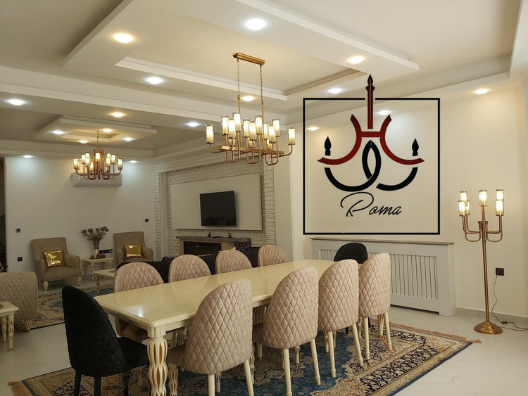 لوستر خطی مشکی مدل لومینا لهستانی با طراحی مدرن و نوردهی بالا، مناسب روی جزیره، میز ناهارخوری و آشپزخانه