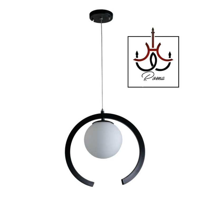 لوستر مولکولی فنری تک شعله با طراحی مینیمال و ارتفاع قابل تنظیم، مناسب آشپزخانه و اتاق خواب