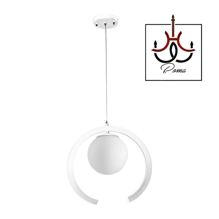 لوستر مولکولی فنری تک شعله با طراحی مینیمال و ارتفاع قابل تنظیم، مناسب آشپزخانه و اتاق خواب