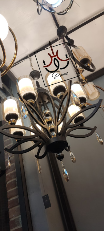 لوستر چشمی لهستانی مدرن کلاسیک با طراحی خاص و متریال درجه یک، مناسب حال و پذیرایی