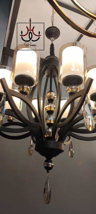 لوستر چشمی لهستانی مدرن کلاسیک با طراحی خاص و متریال درجه یک، مناسب حال و پذیرایی