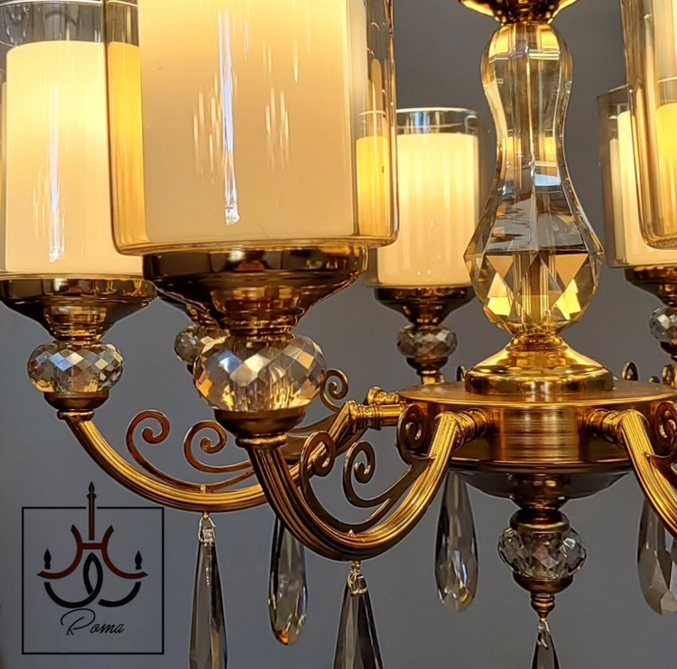 لوستر مدرن نئوکلاسیک لهستانی | مدل یلدا کد y-81