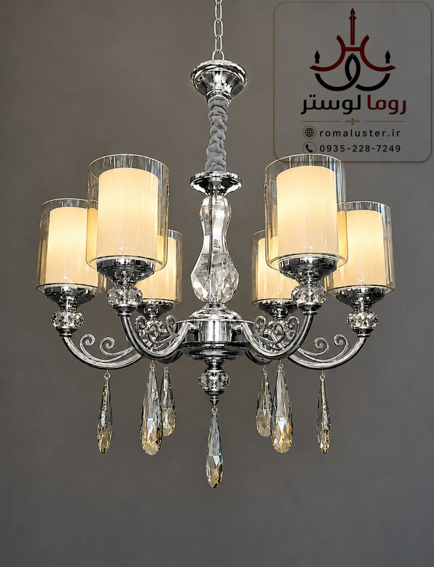لوستر مدرن یلدا مناسب اتاق خواب و آشپزخانه| کد y-81